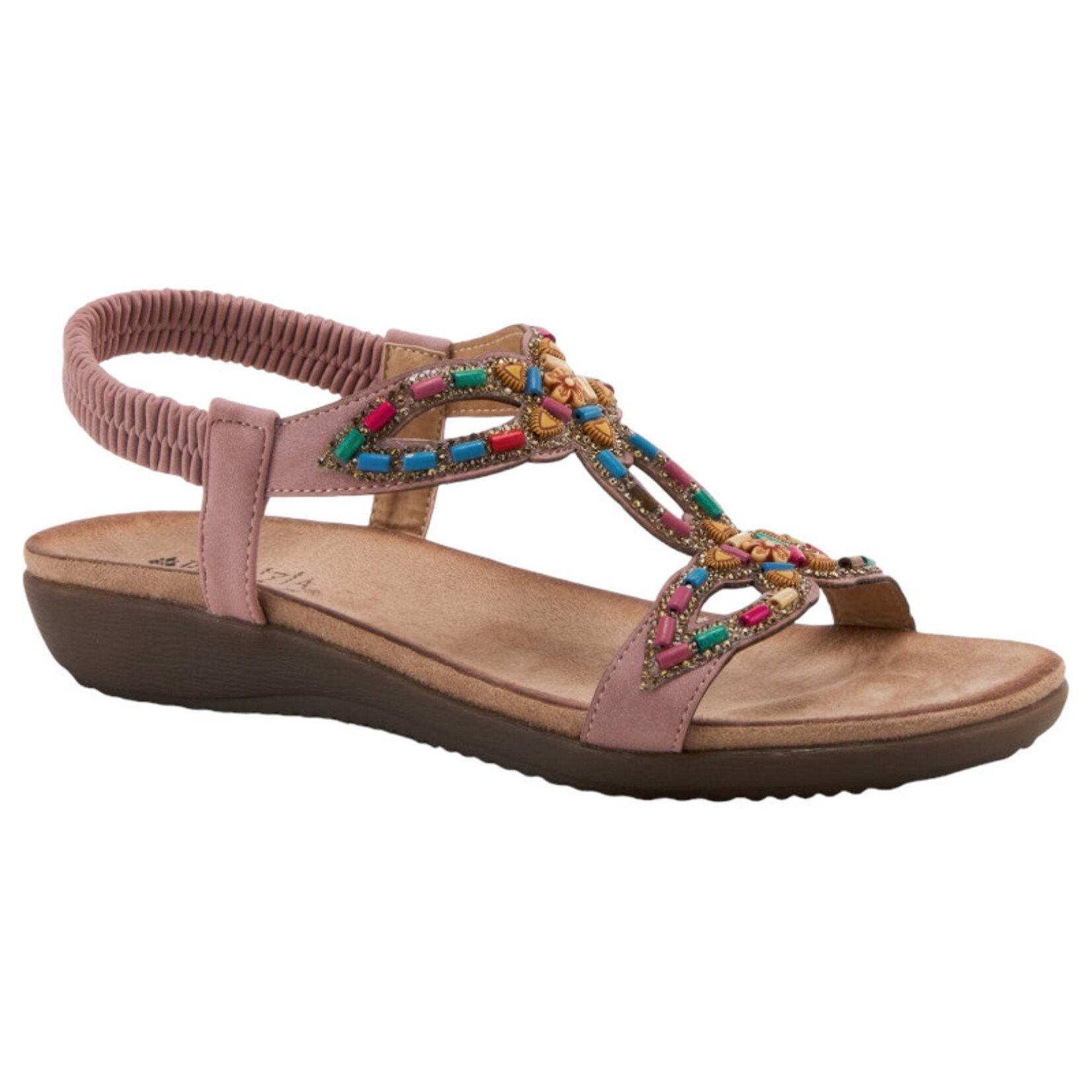 PATRIZIA PATRIZIA BEADED SANDAL VOLCANIC