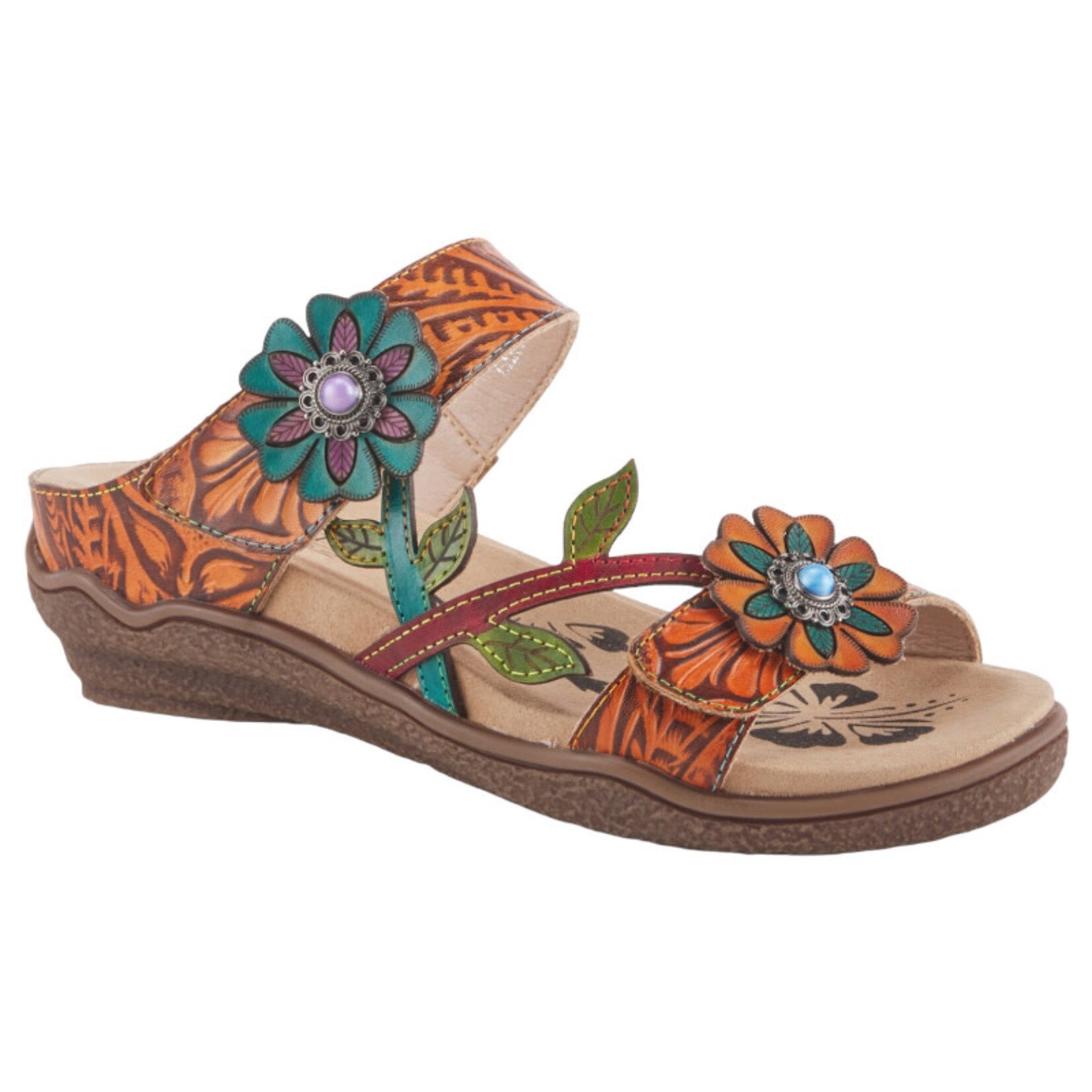 L'ARTISTE L'ARTISTE FLORAL SLIDE AYMEE