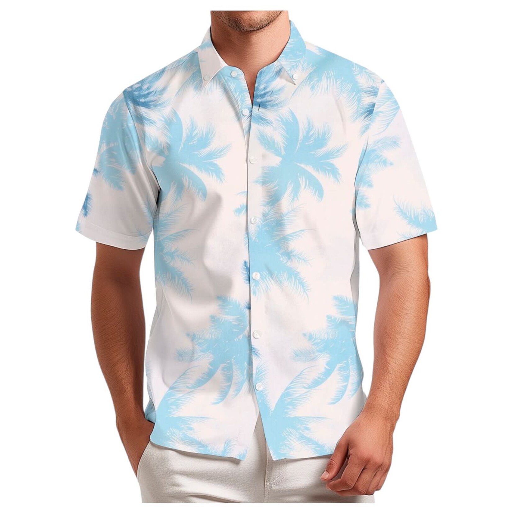 JORDACHE CLOTHING JORDACHE SHORT SLEEVE PRINT SHIRT 20C-848