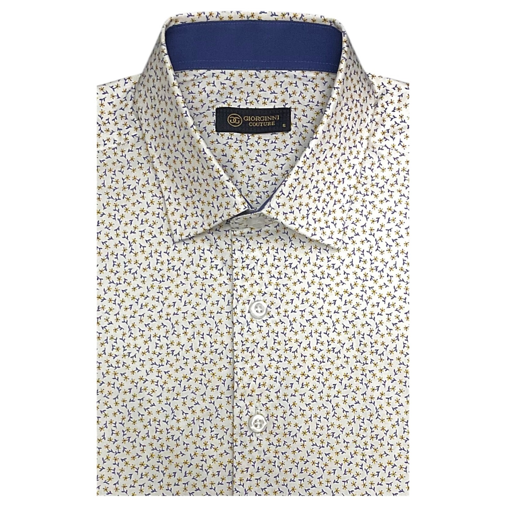 GIORGINNI GIORGINNI SHORT SLEEVE PATTERNED SHIRT FPS-2444