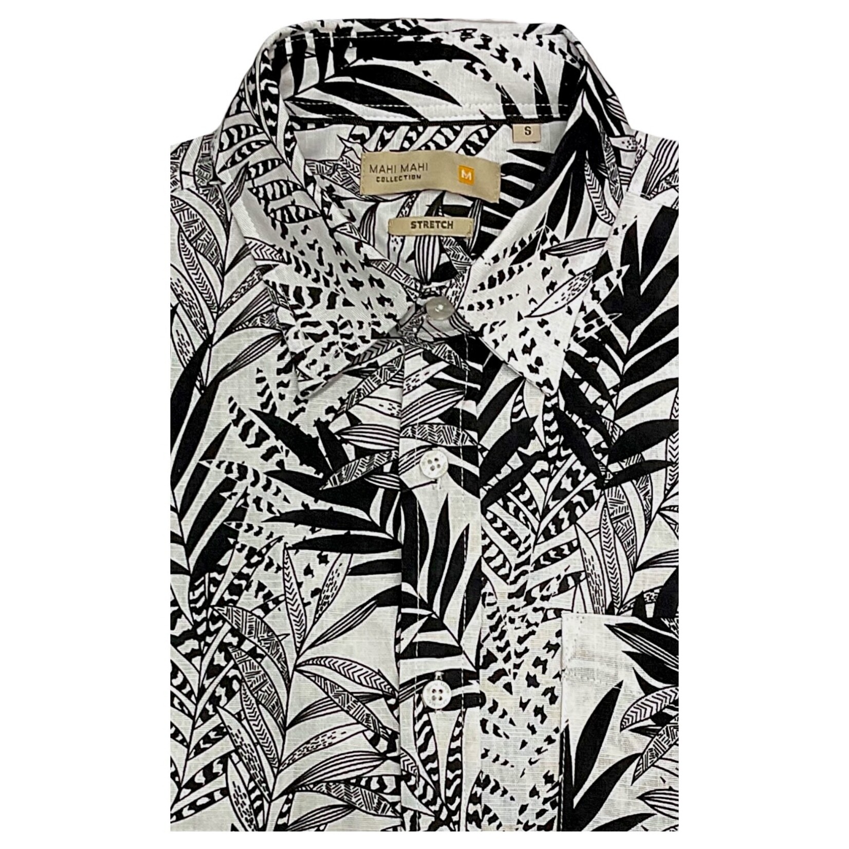 MAHI MAHI MAHI MAHI LINEN SHORT SLEEVE SHIRT MT-326