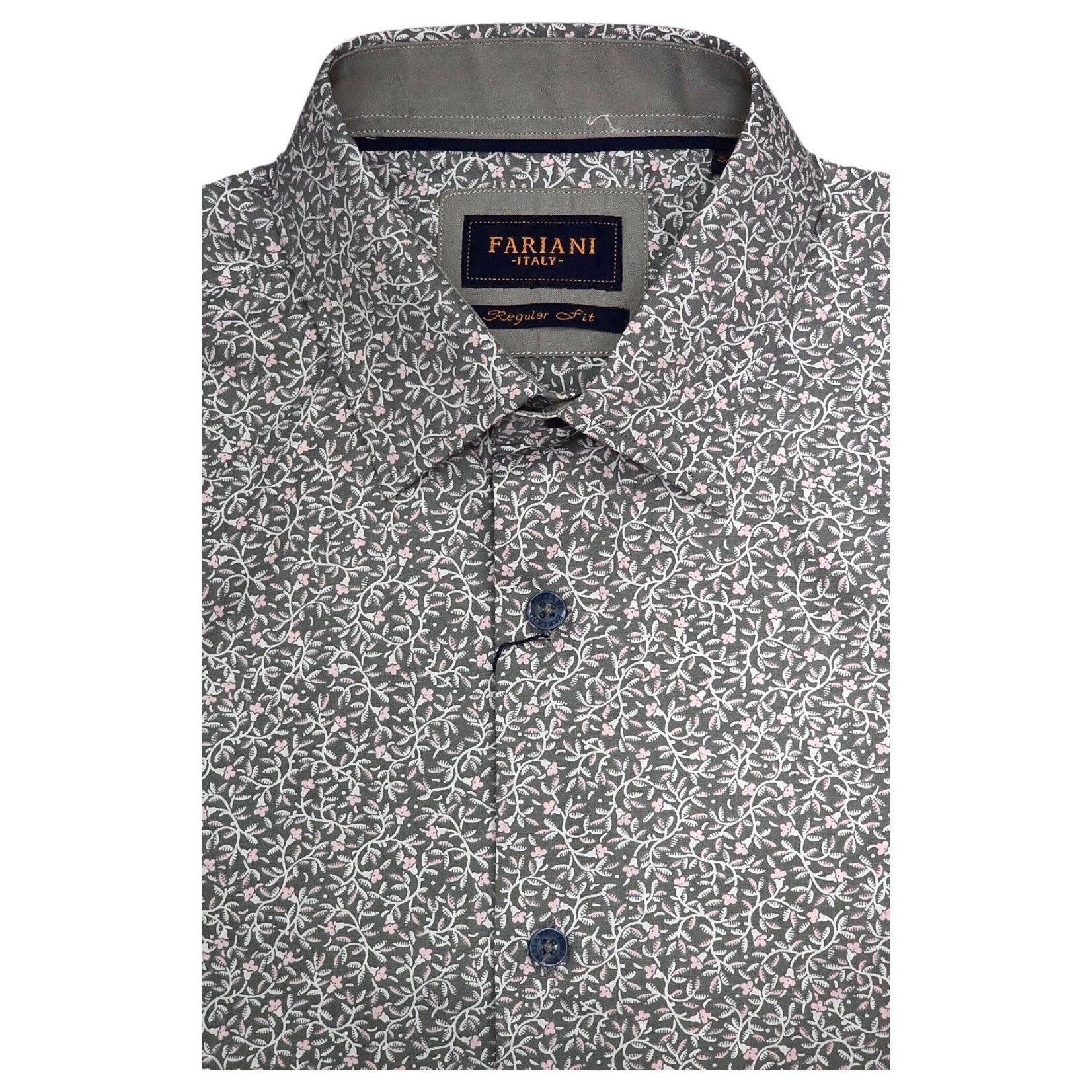 FARIANI FARIANI REGULAR FIT SHORT SLEEVE SHIRT FA-2970