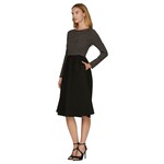 SHE & SKY SHE & SKY SHORT SLEEVE TOP AND SKIRT SET SY7714