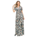 ONE THE LAND ONE THE LAND CAP SLEEVE MAXI FLORAL DRESS OL24A041