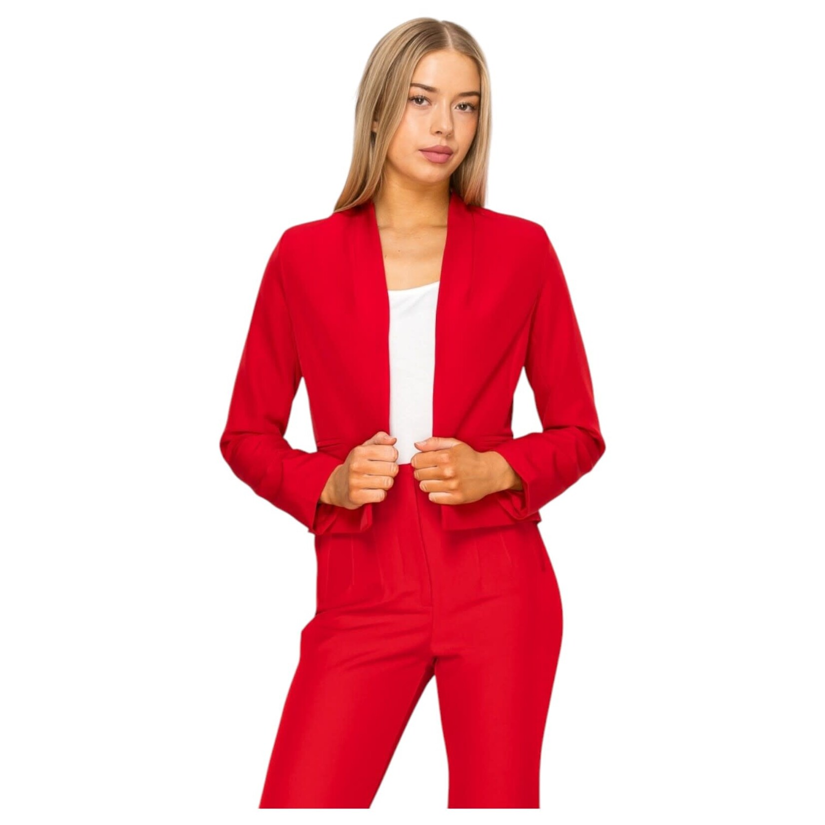 DNA DNA COLLARLESS CROPPED JACKET 4465J-24040