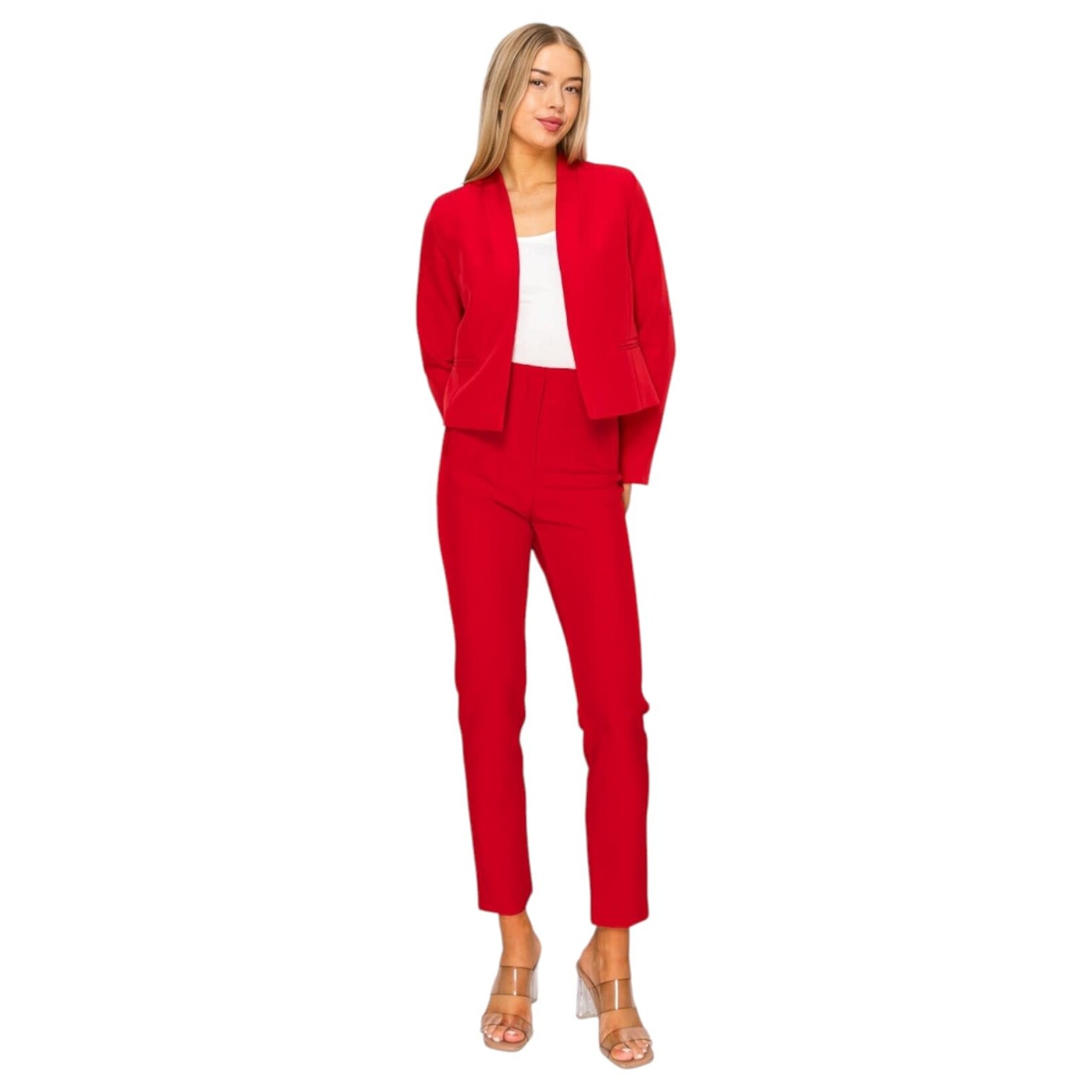 DNA DNA COLLARLESS CROPPED JACKET 4465J-24040