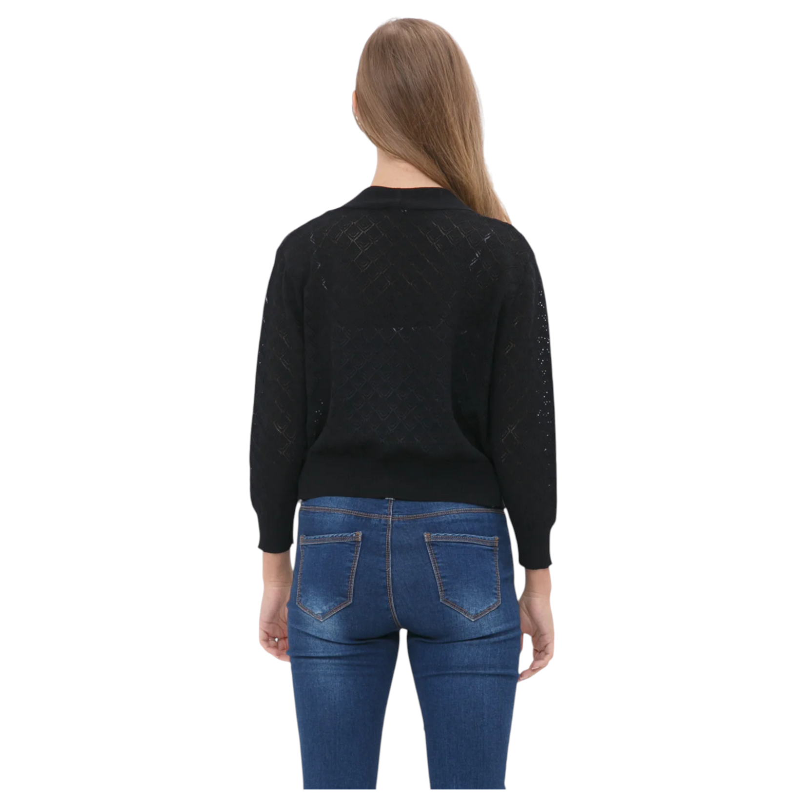 CIELO CIELO LACE 3/4 SLEEVE BOLERO SW760