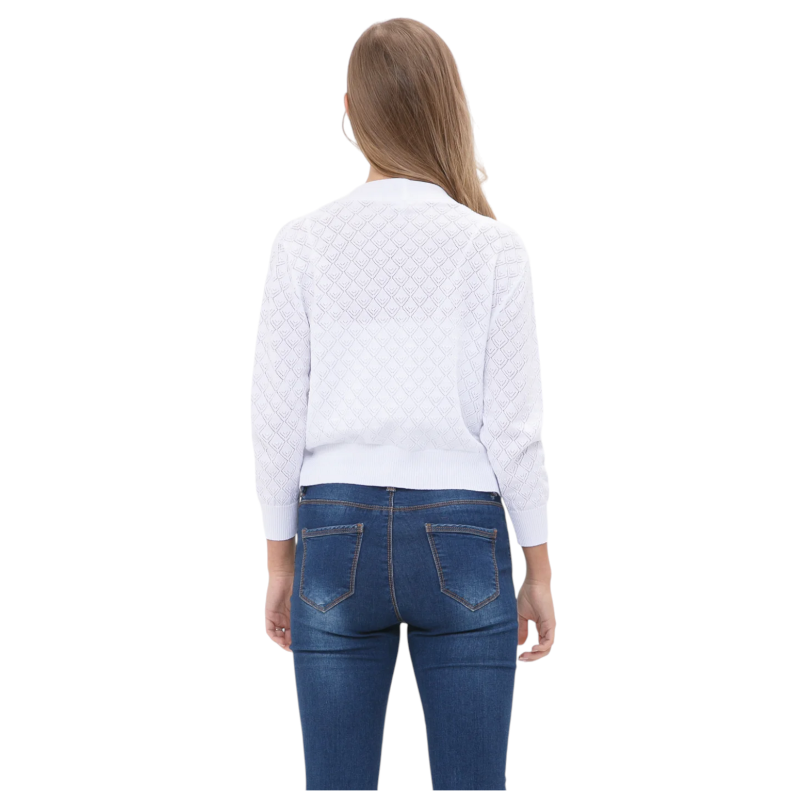 CIELO CIELO LACE 3/4 SLEEVE BOLERO SW760