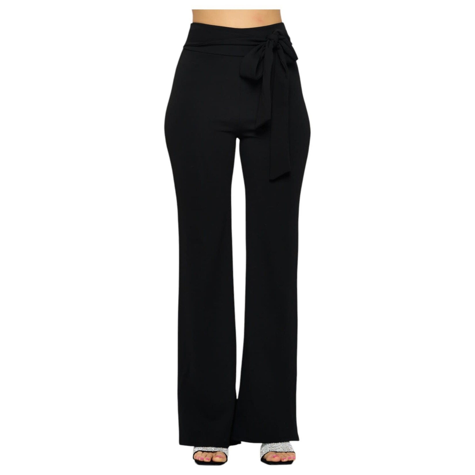 CHOCOLATE CHOCOLATE TIE WAIST MEX SCUBA PANTS LV1055