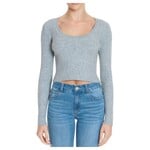 AMBIANCE APPAREL AMBIANCE SCOOP NECK RIBBED TOP 75762
