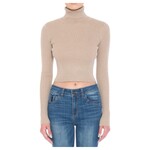 AMBIANCE APPAREL AMBIANCE CROP TURTLE NECK SWEATER 73072