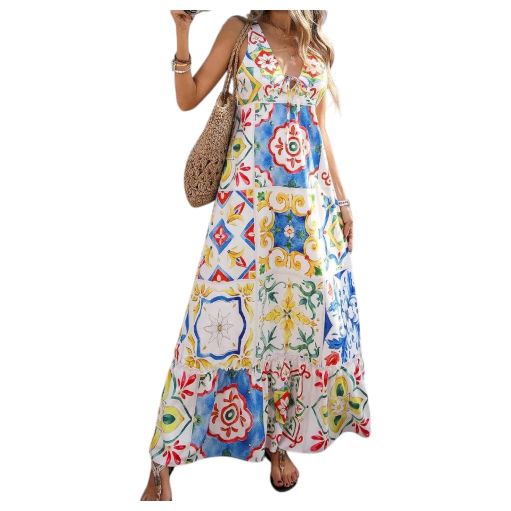 MISS KELLY MISS KELLY SLEEVELESS MAXI DRESS SD5710