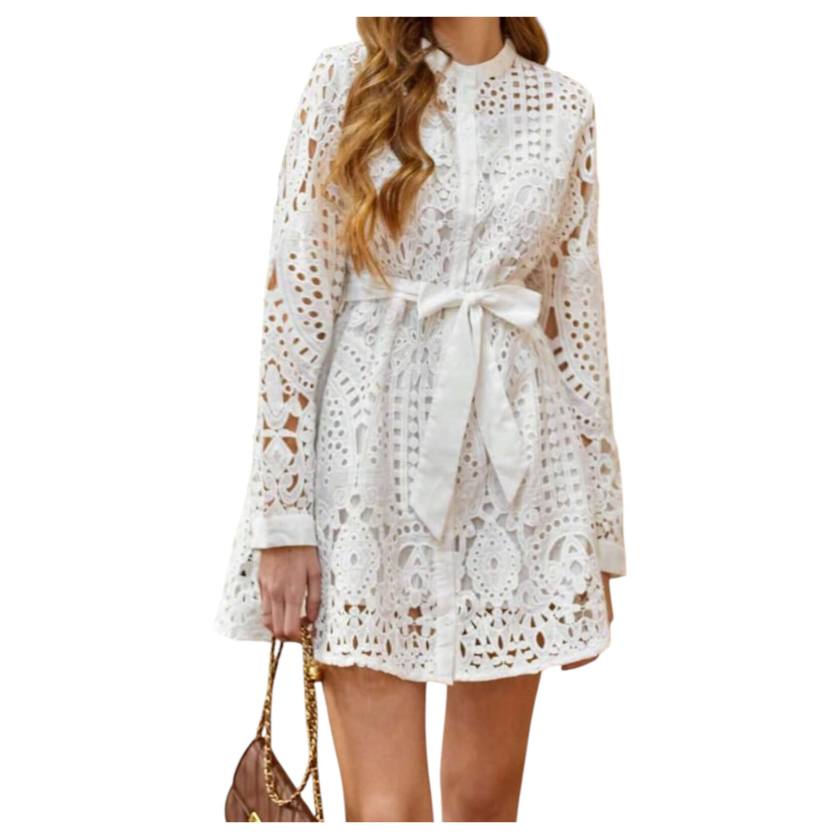 MISS KELLY MISS KELLY LONG SLEEVE LACE DRESS SD5306
