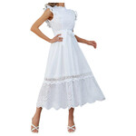 MISS KELLY MISS KELLY CAP SLEEVE LACE DRESS SD5382