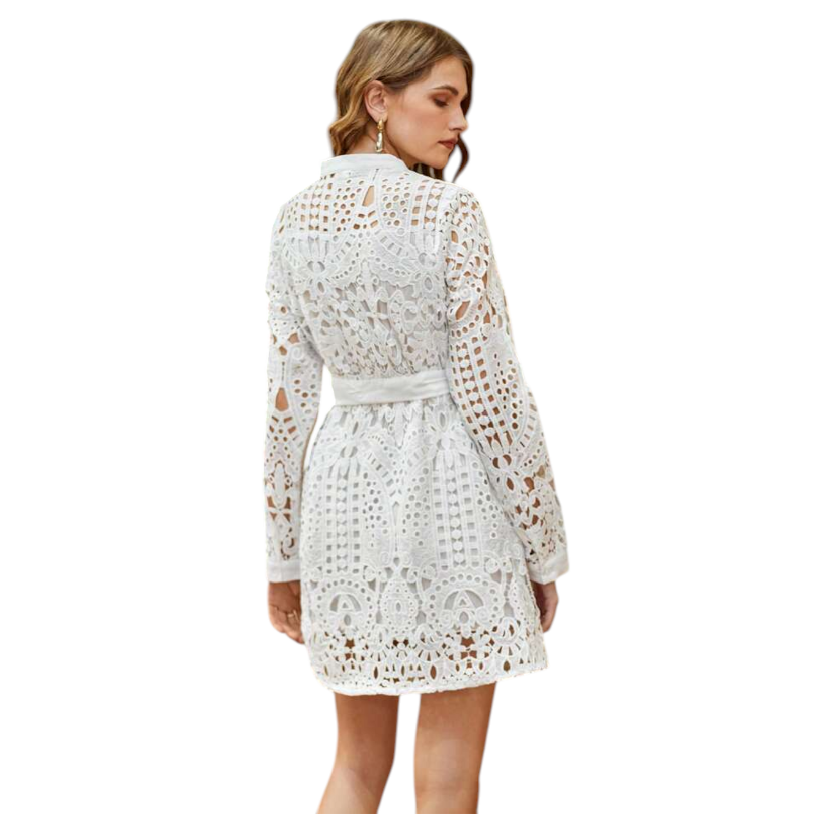 MISS KELLY MISS KELLY LONG SLEEVE LACE DRESS SD5306