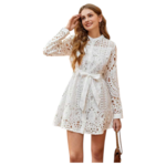 MISS KELLY MISS KELLY LONG SLEEVE LACE DRESS SD5306