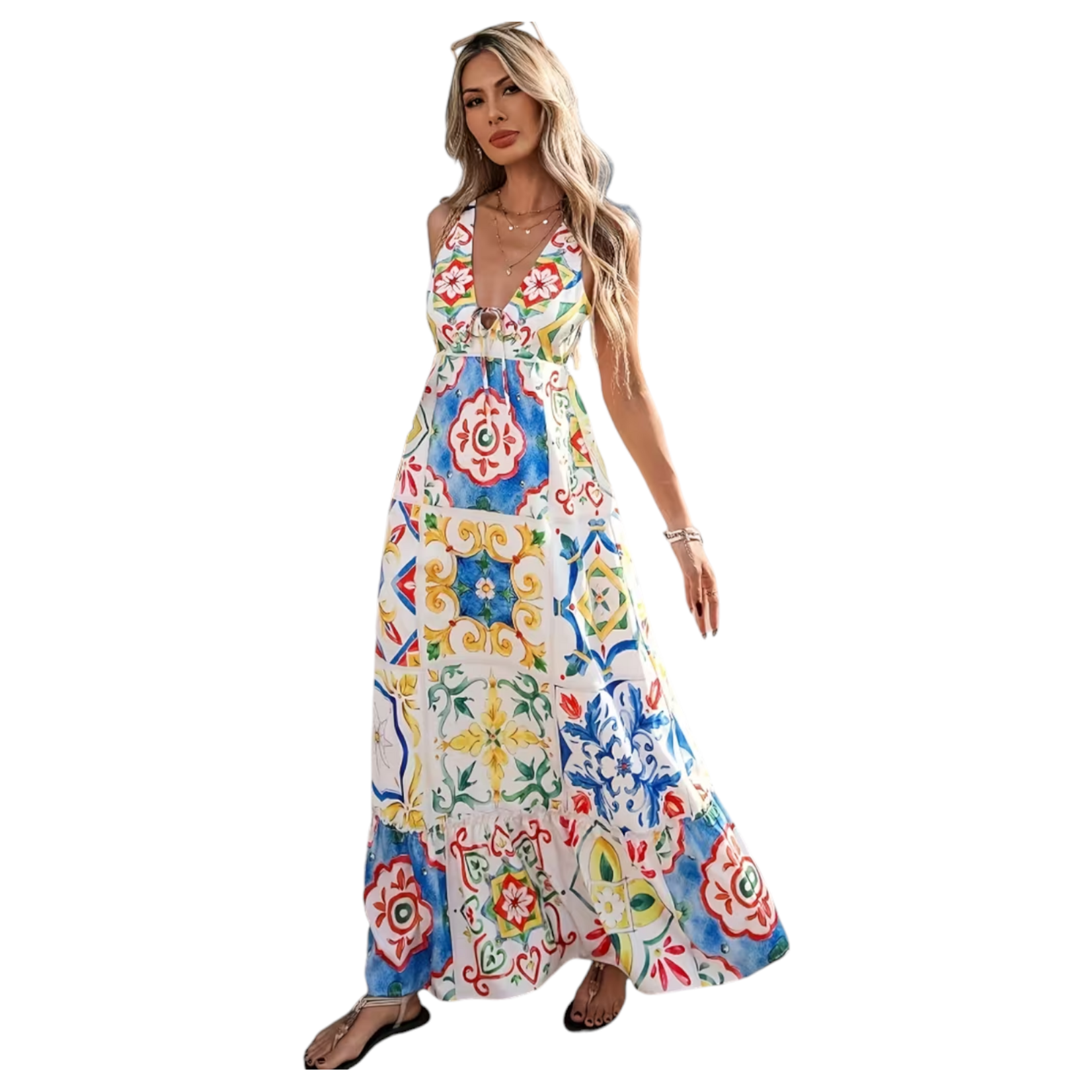 MISS KELLY MISS KELLY SLEEVELESS MAXI DRESS SD5710