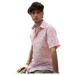 LONG BEACH POLO CLUB LONG BEACH POLO CLUB SHORT SLEEVE PALM PRINT SHIRT LBPC-A03-208R