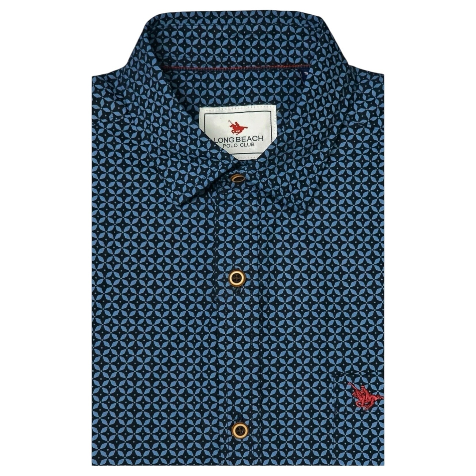 LONG BEACH POLO CLUB LONG BEACH POLO CLUB SHORT SLEEVE SHIRT LBPC-A03-254S