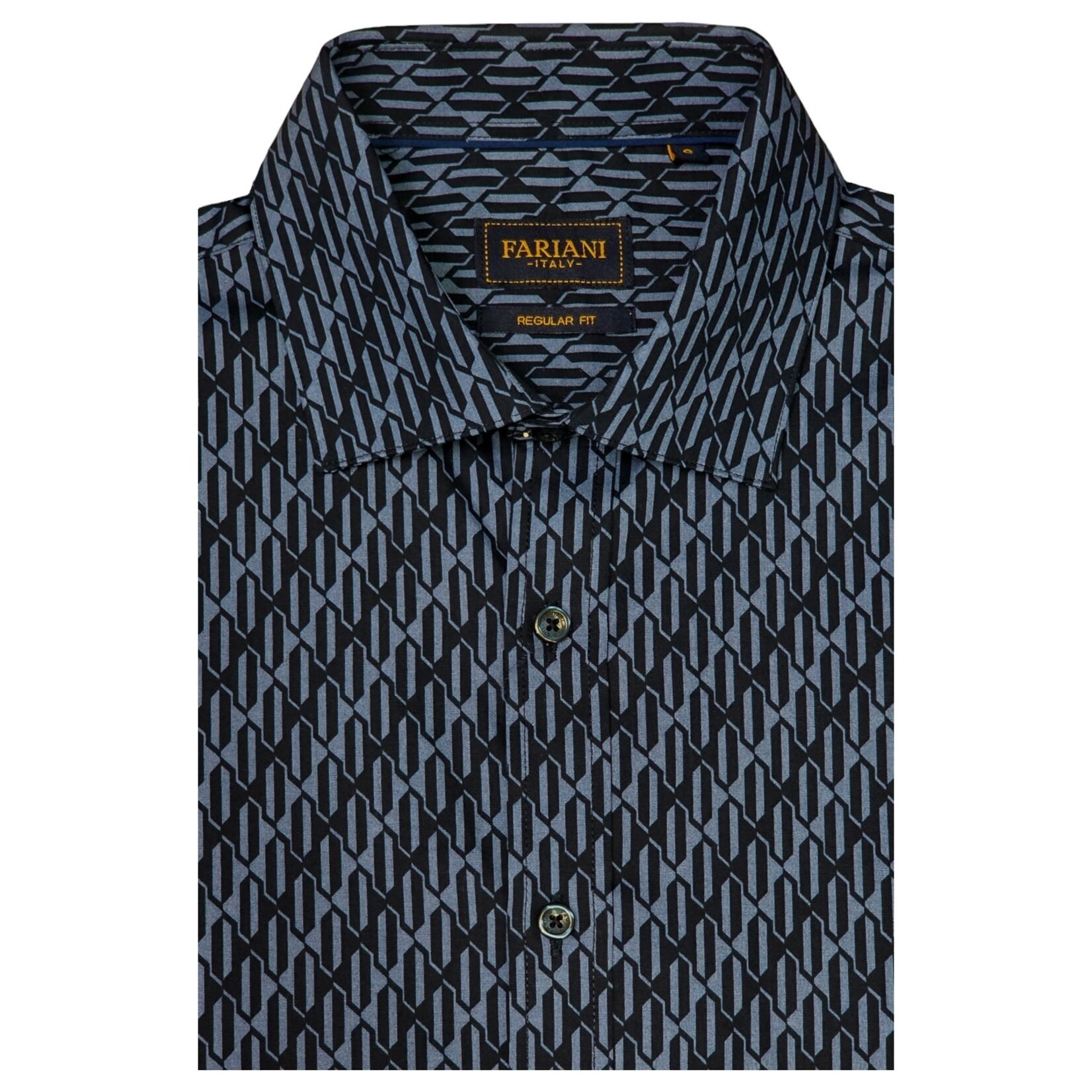 FARIANI FARIANI REGULAR FIT SHORT SLEEVE SHIRT FA-3128