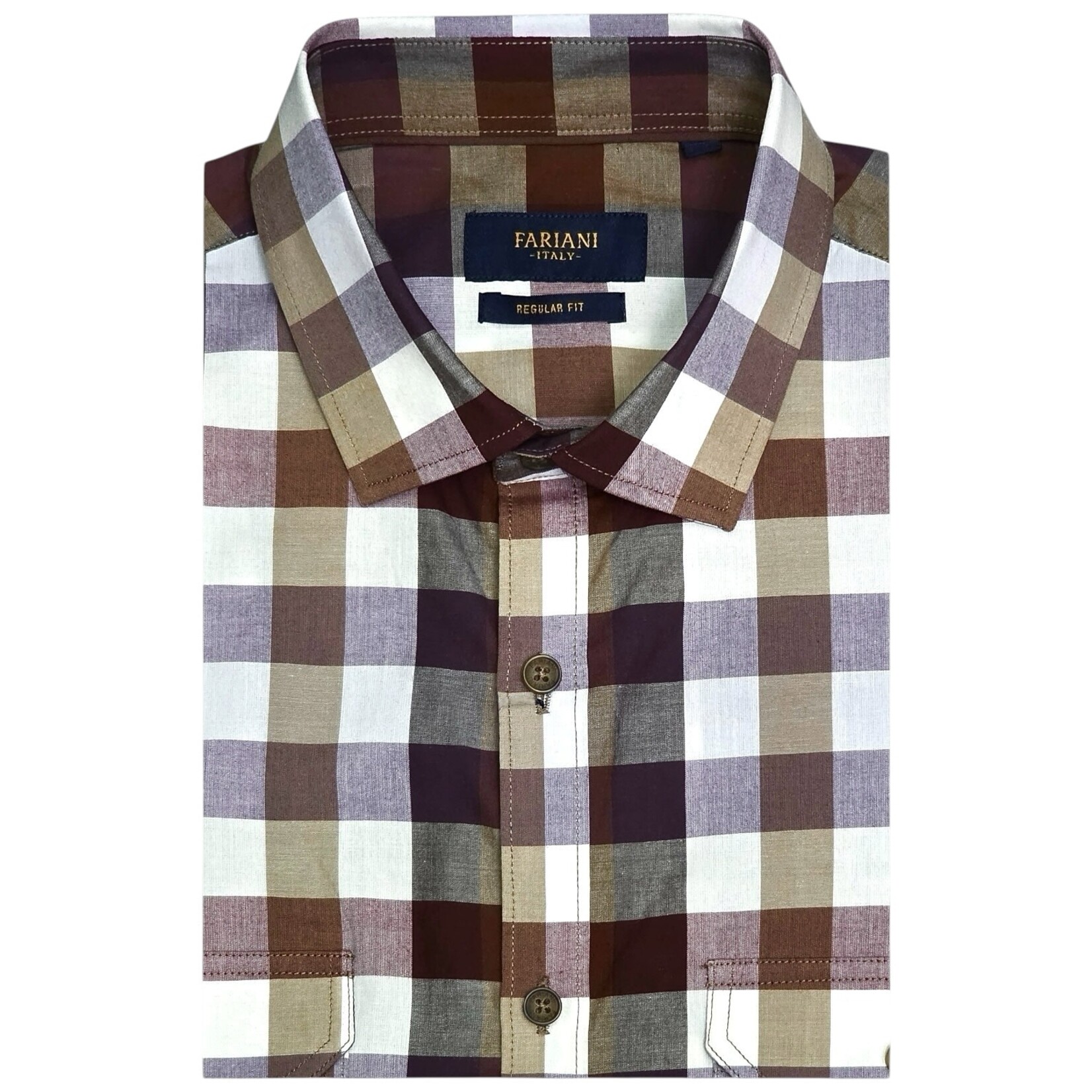 FARIANI FARIANI PLUS SHORT SLEEVE SHIRT FA-3253