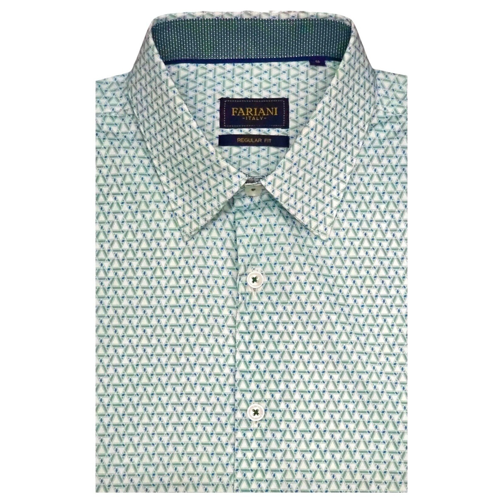 FARIANI FARIANI REGULAR FIT SHORT SLEEVE SHIRT FA-3095