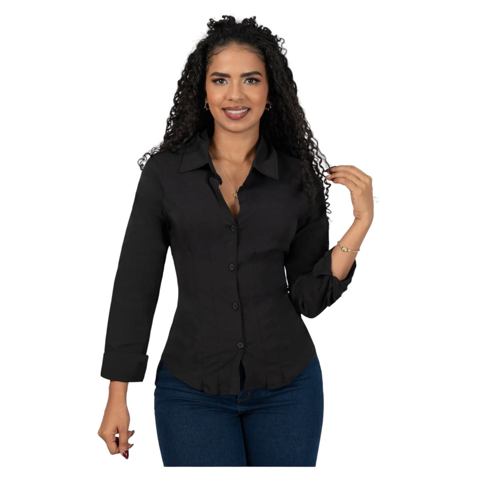 ANGELUS ANGELUS BUTTON UP LONG SLEEVE SHIRT RJ-5042