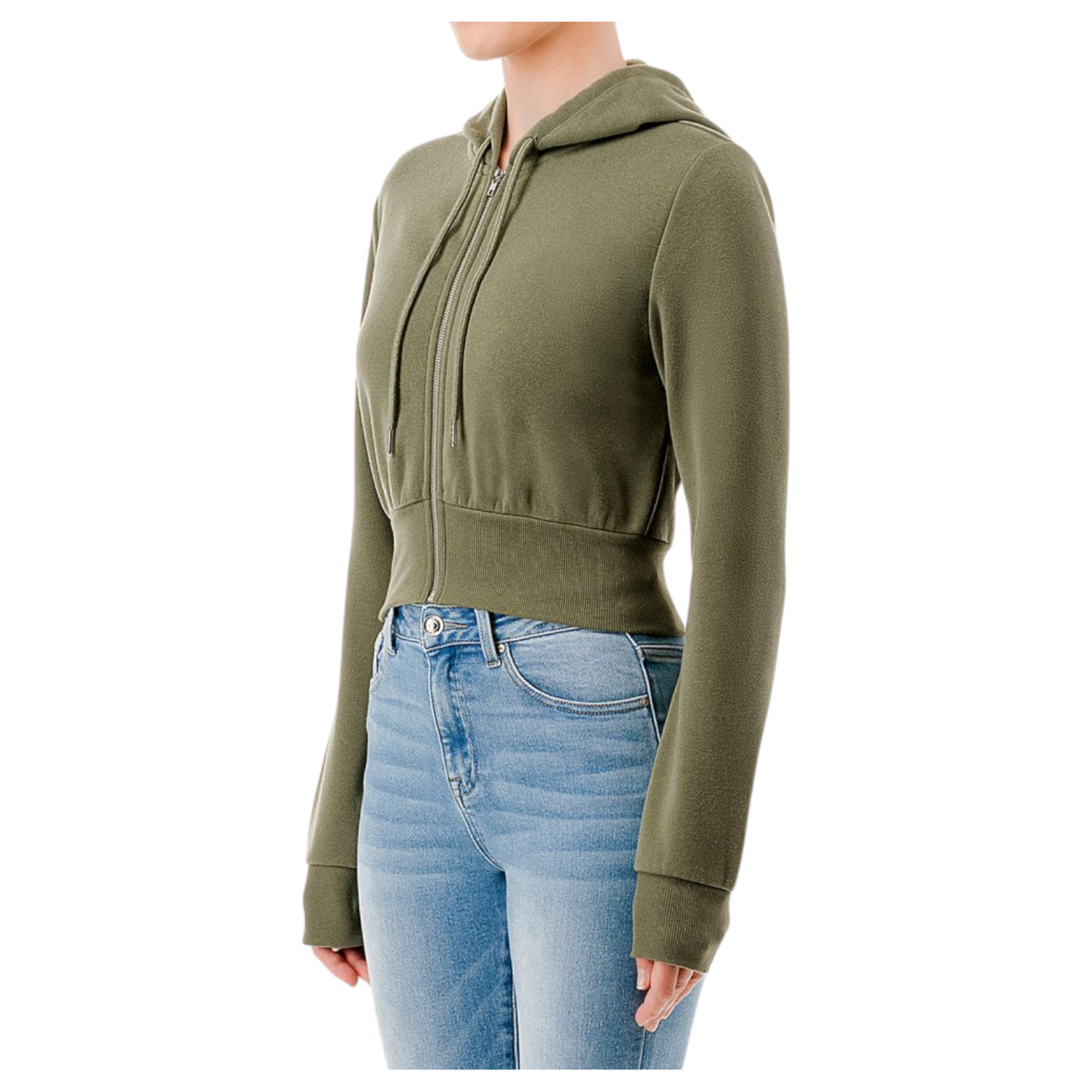 AMBIANCE APPAREL AMBIANCE FLEECE LONG SLEEVE ZIP-UP HOODIE 76800