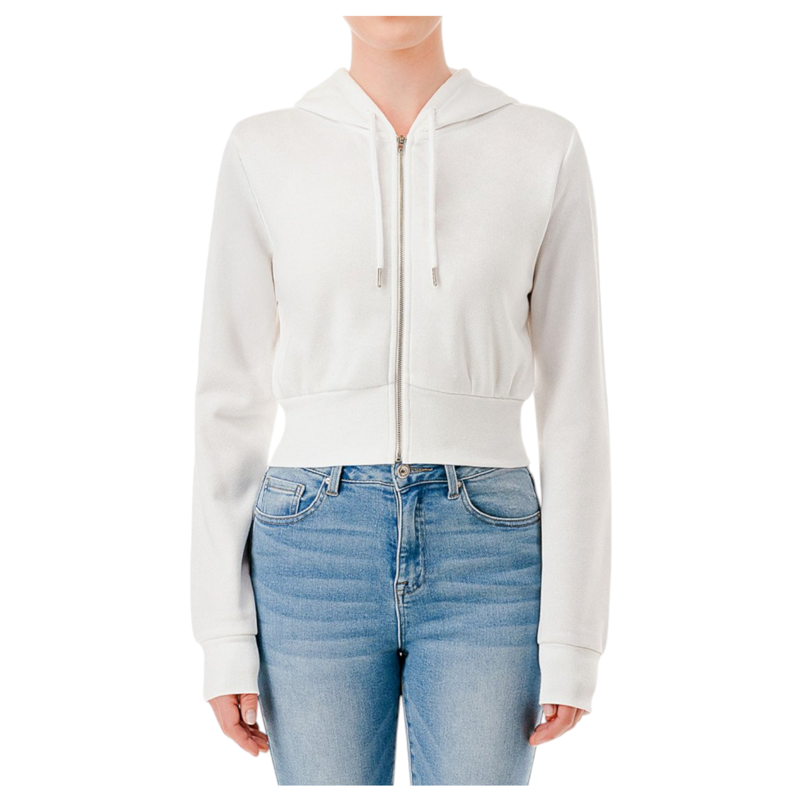 AMBIANCE APPAREL AMBIANCE FLEECE LONG SLEEVE ZIP-UP HOODIE 76800