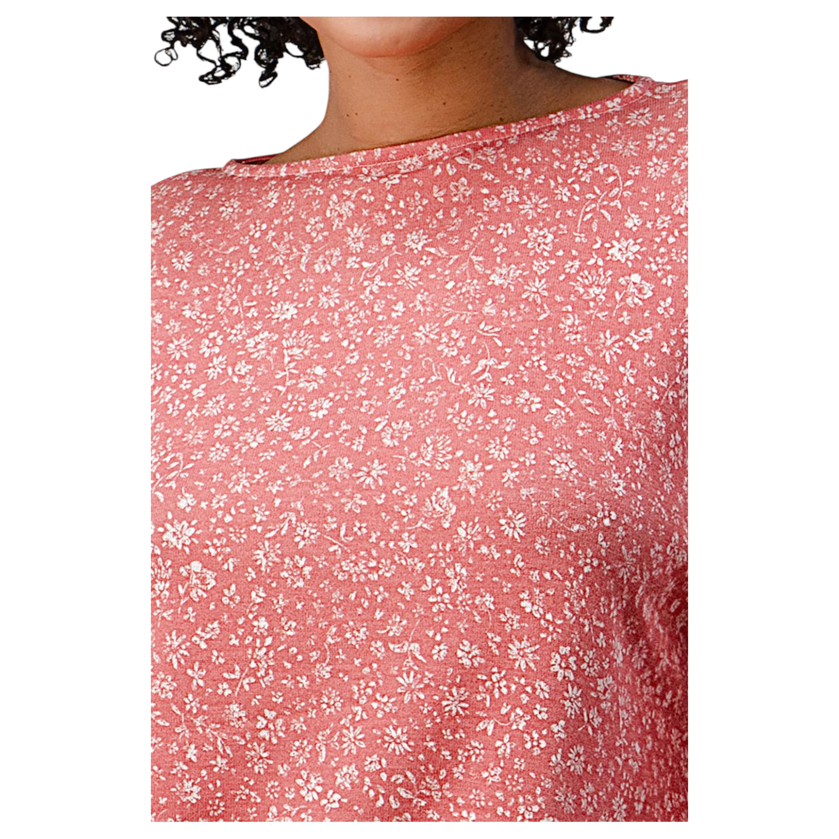 MILEY & MOLLY MILEY & MOLLY DITSY FLORAL SWEAT SHIRT & SHORTS SET M5351ST-SET