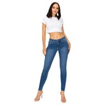 ENCORE JEANS ENCORE PLUS MID RISE AUTHENTIC SKINNY JEAN V2485M