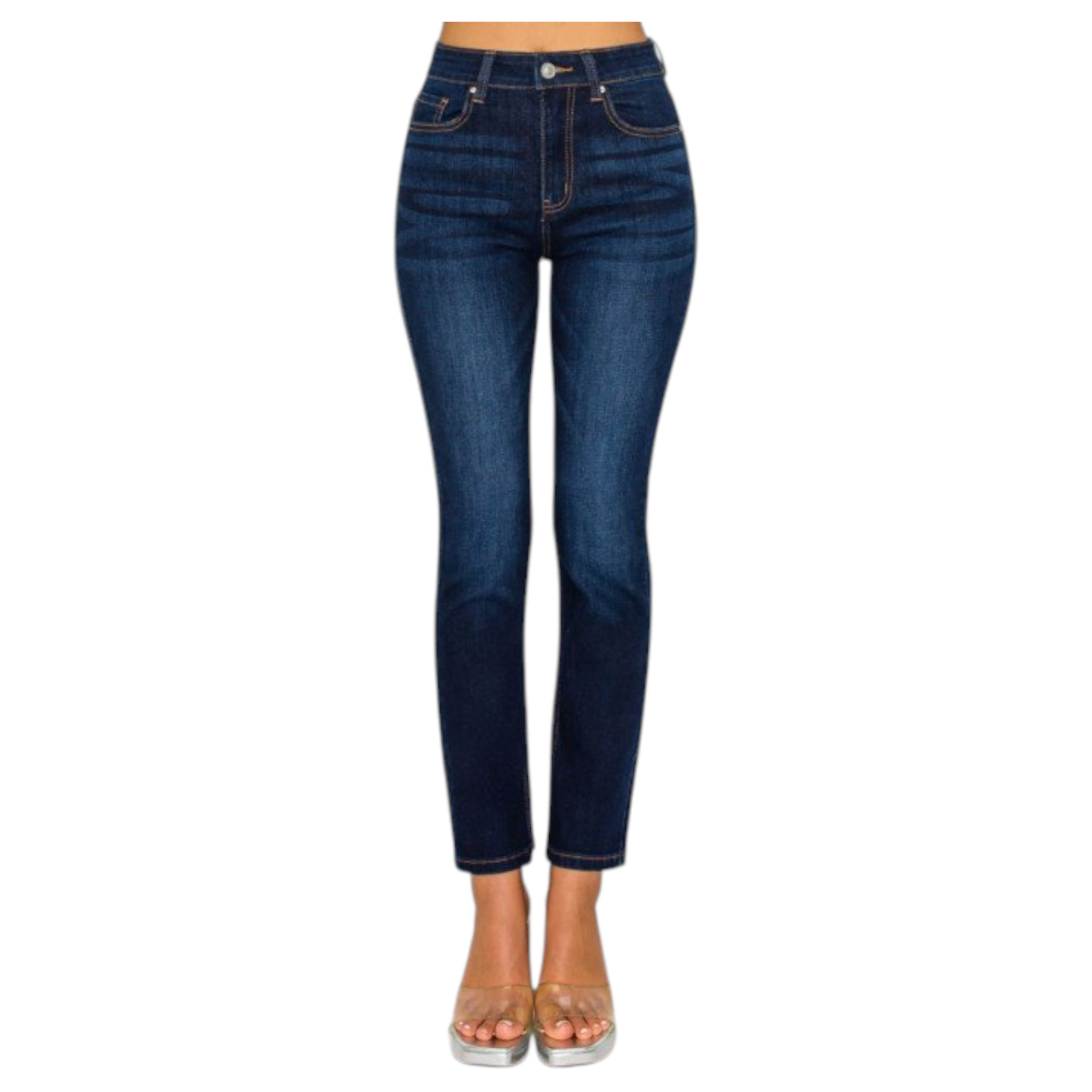 WAX JEANS WAX REGULAR SLIM STRAIGHT BASIC JEAN 90416