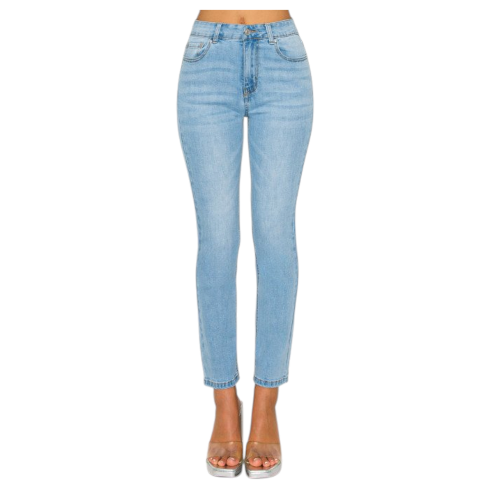 WAX JEANS WAX REGULAR SLIM STRAIGHT BASIC JEAN 90416