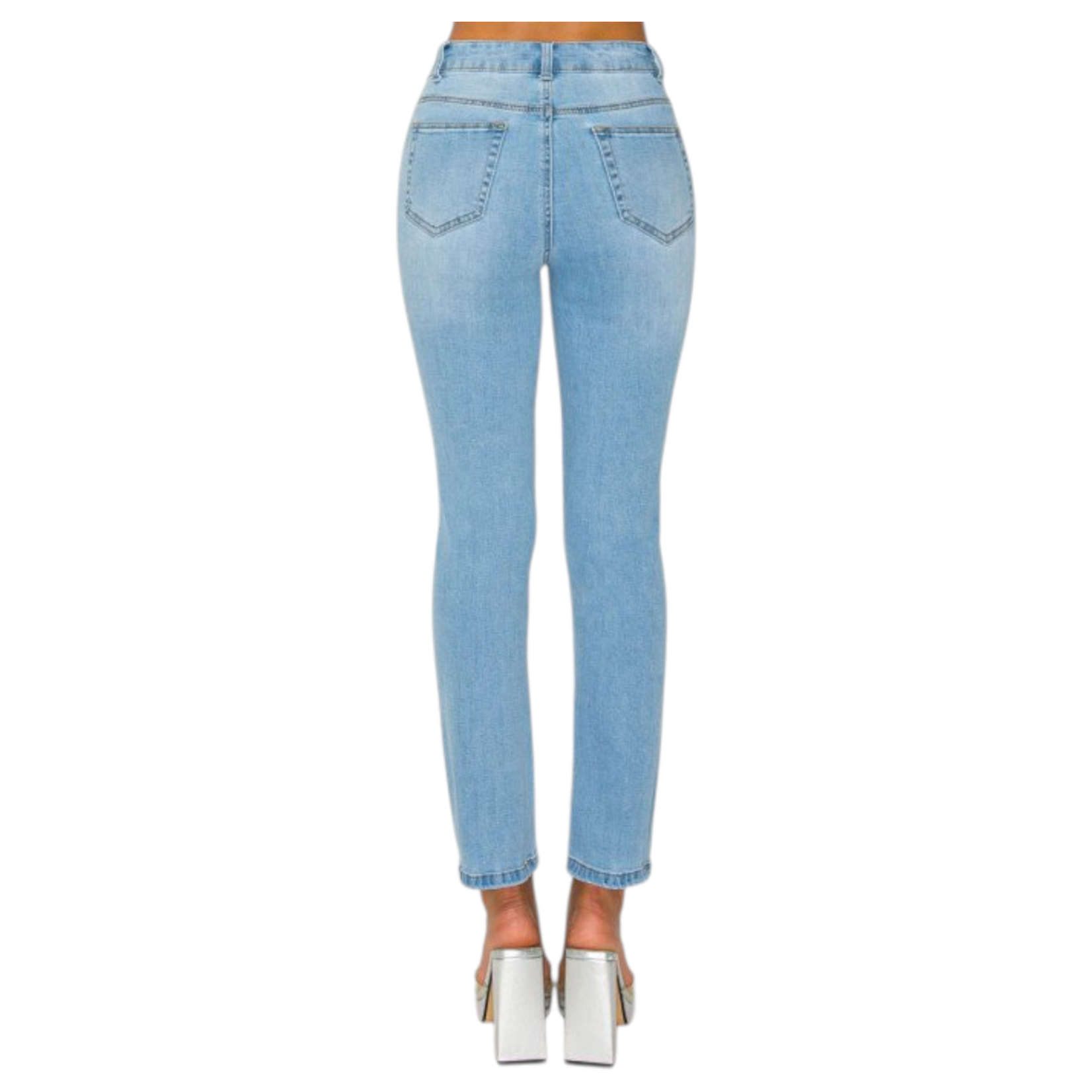 WAX JEANS WAX REGULAR SLIM STRAIGHT BASIC JEAN 90416