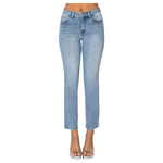 WAX JEANS WAX BASIC BRUSHED SLIM STRAIGHT JEAN 90383