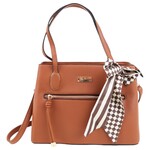 OLEG CASSINI OLEG CASSINI SCARF DETAIL HANDBAG OWC-06-228-M4