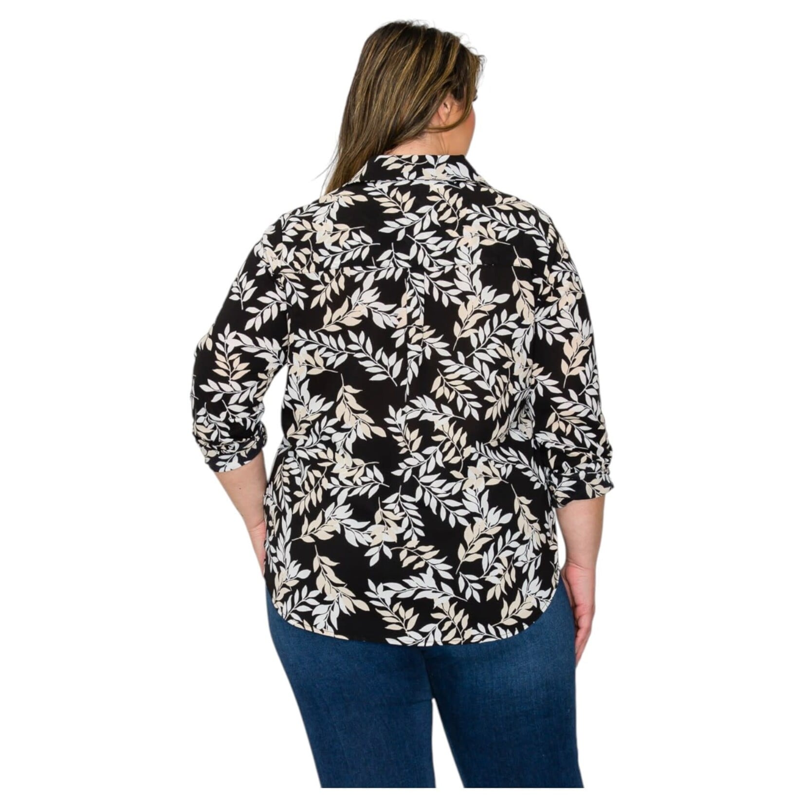 DNA DNA PLUS ROLL TAB LONG SLEEVE TOP 5457XM-24183