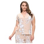 DNA DNA PLUS FLORAL PRINT CAP SLEEVE TOP 5498XT-23007