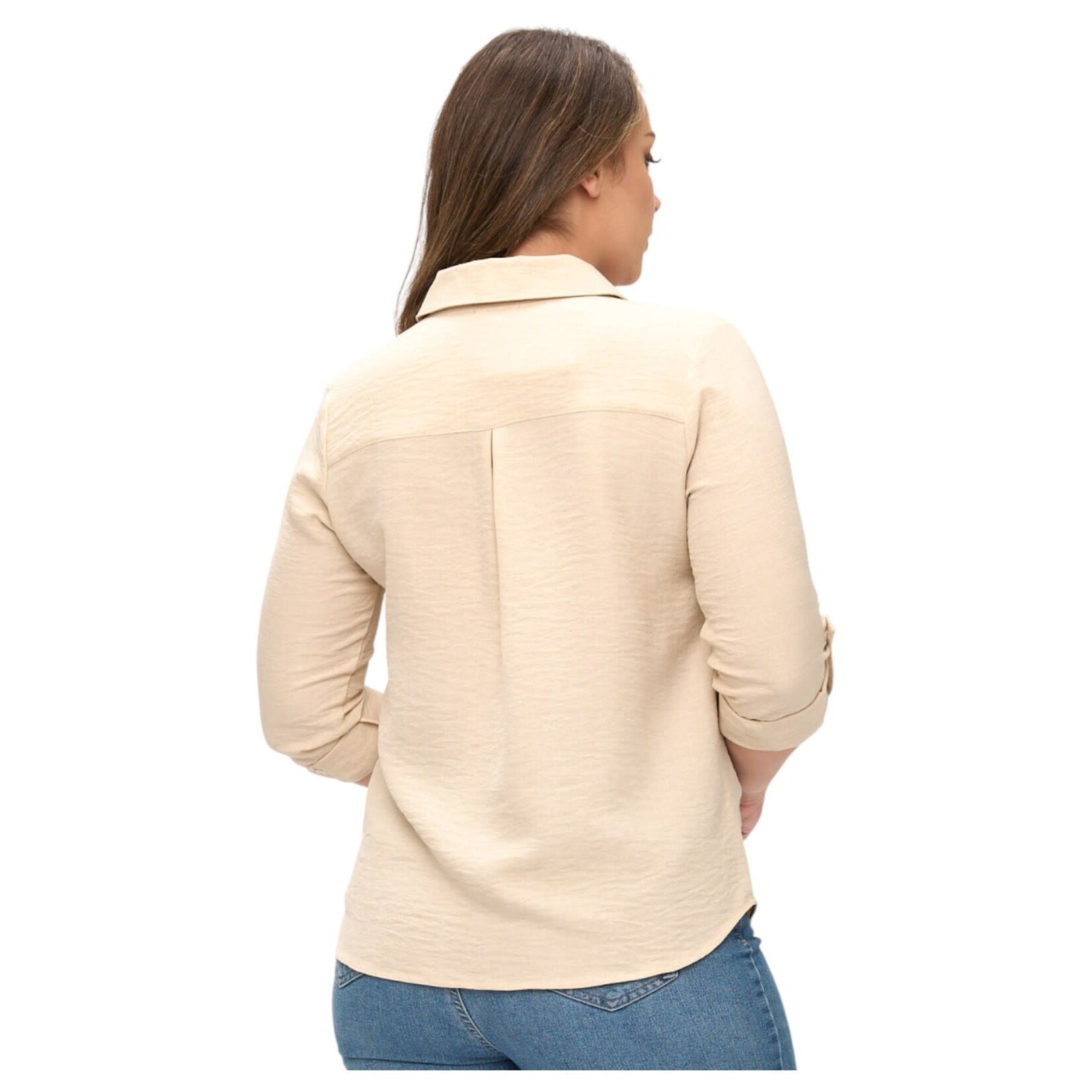 DNA DNA PLUS LINEN ROLL TAB LONG SLEEVE BUTTON UP SHIRT 6413XB-24085