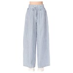 AMBIANCE APPAREL AMBIANCE STRIPE WIDE LEG DRAWSTRING PANT 76292-1
