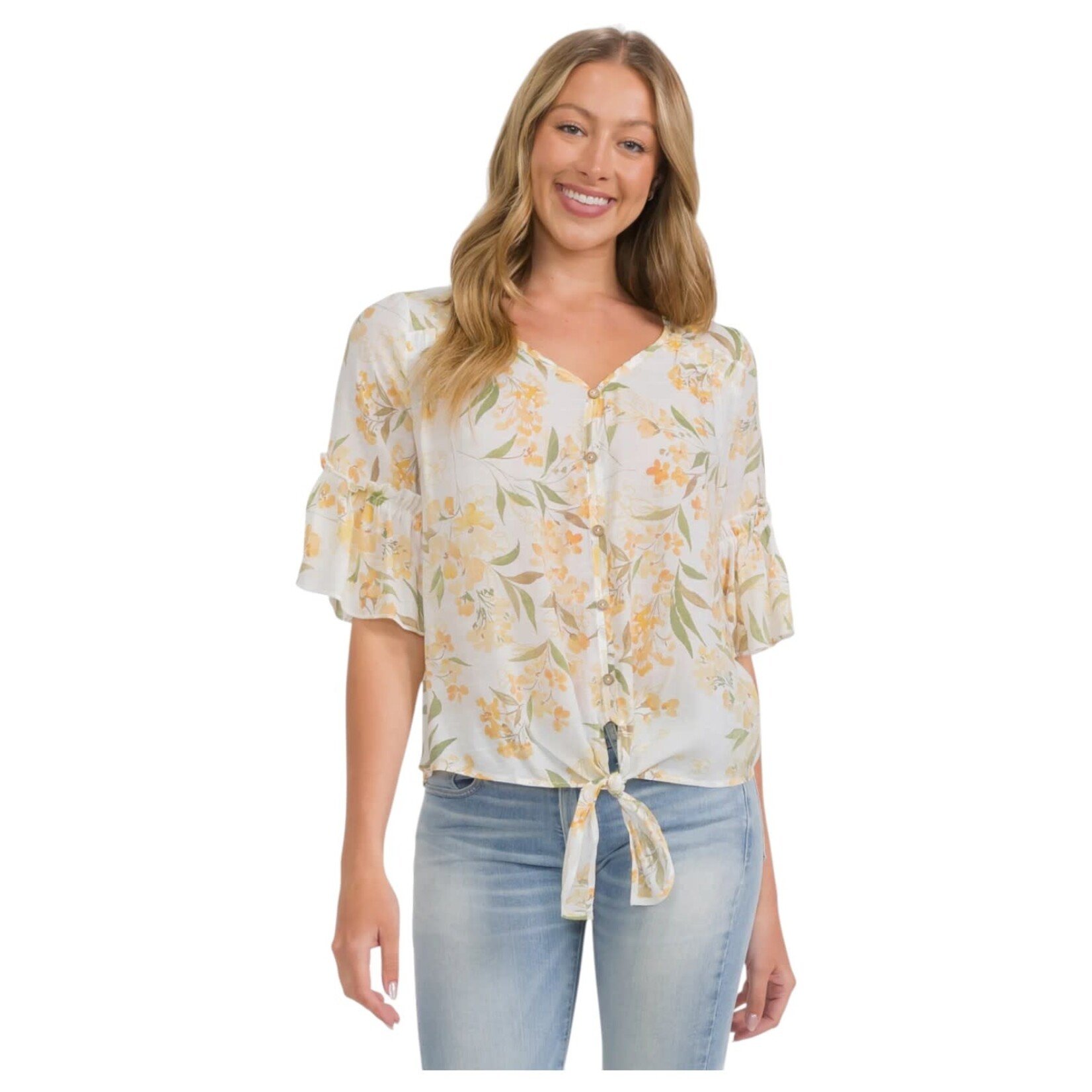 PERSEPTION PERSEPTION BUTTON UP SHORT SLEEVE TOP TP-MS-2093