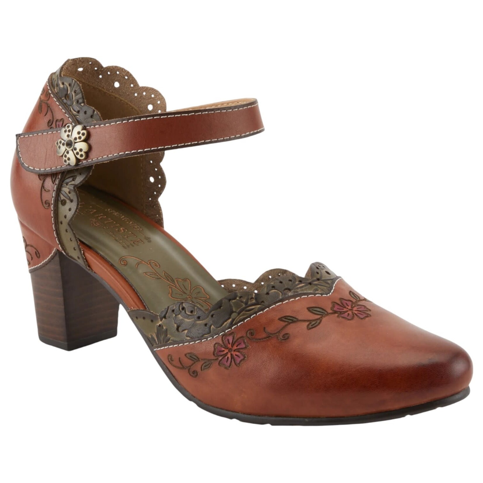 L'ARTISTE L'ARTISTE HOOK & LOOP BLOCK HEEL SAYYES