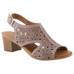 SPRING STEP SPRING STEP PEEP TOE CAGED BLOCK HEEL KOVACH