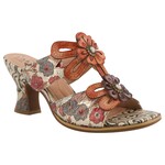 L'ARTISTE L'ARTISTE FLORAL BLOCK HEEL ALANIA