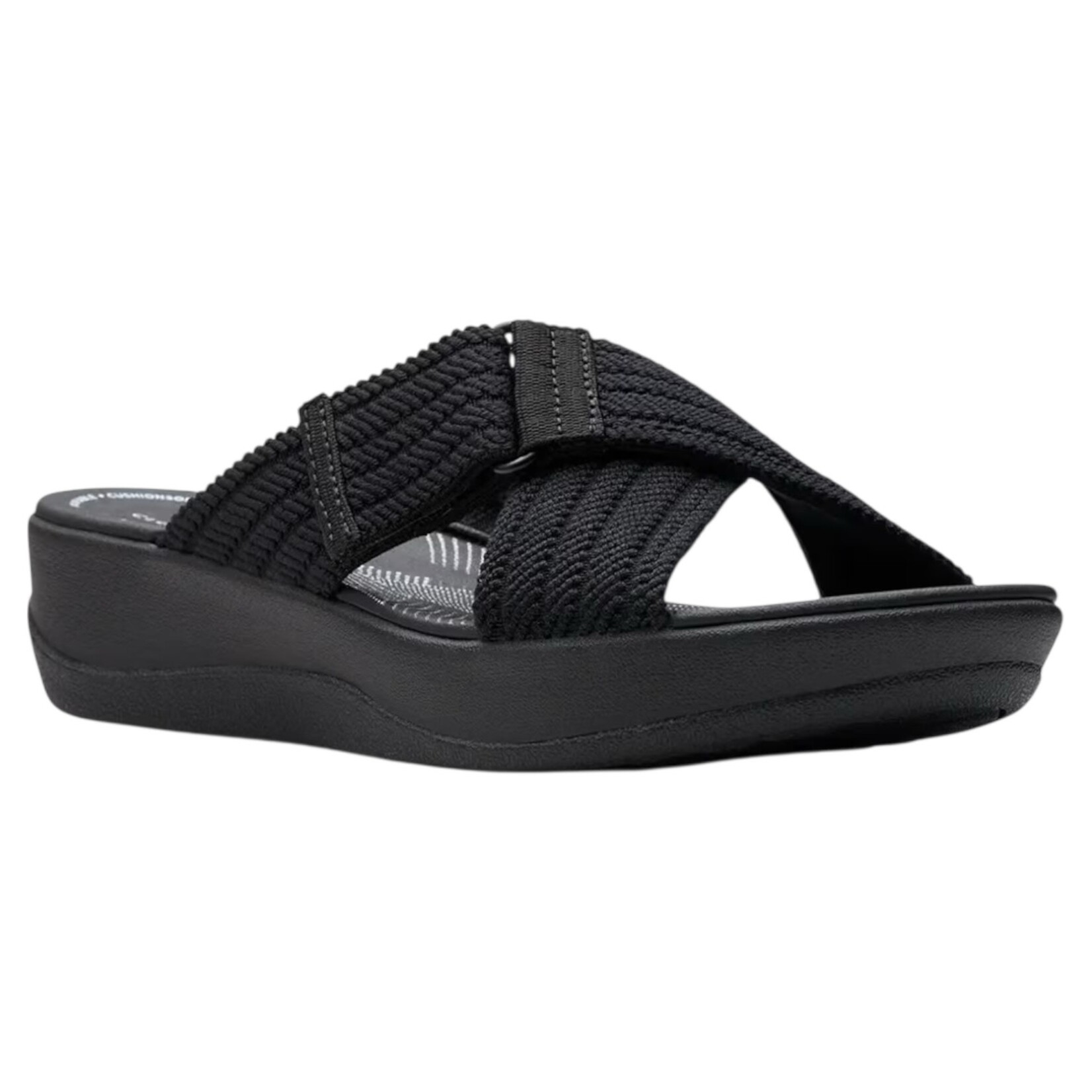 CLARKS CLARKS CROSS STRAP SLIDE SLIPPER ARLA WAVE 26176960