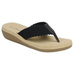 FOREVER FOREVER WOVEN STRAP THONG SLIPPER SANDS-16