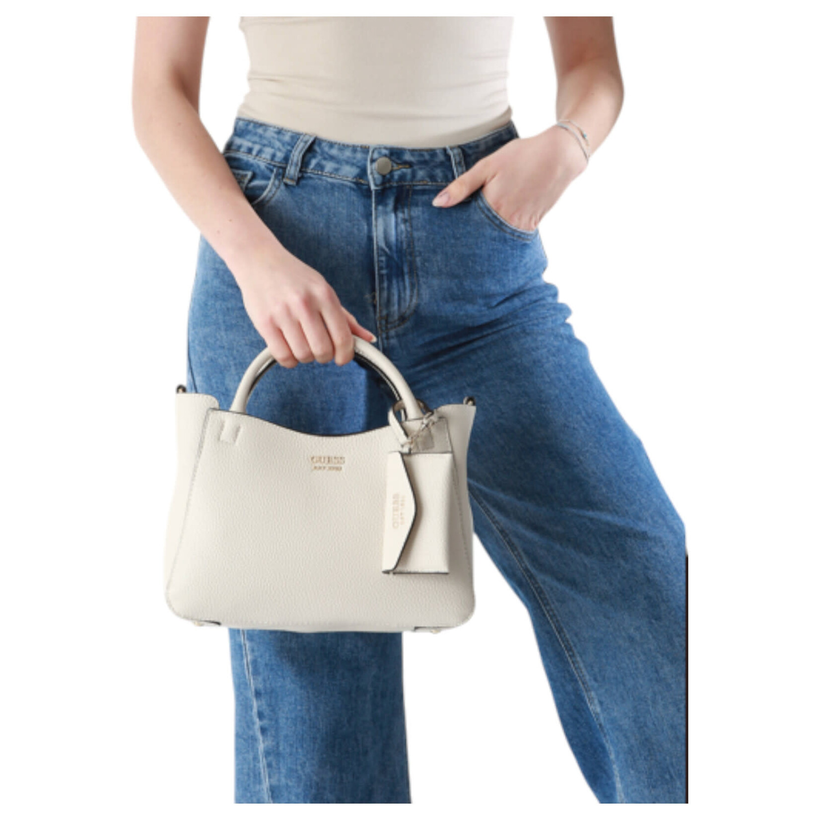 GUESS GUESS BRENTON SMALL GIRLFRIEND SATCHEL PG964805