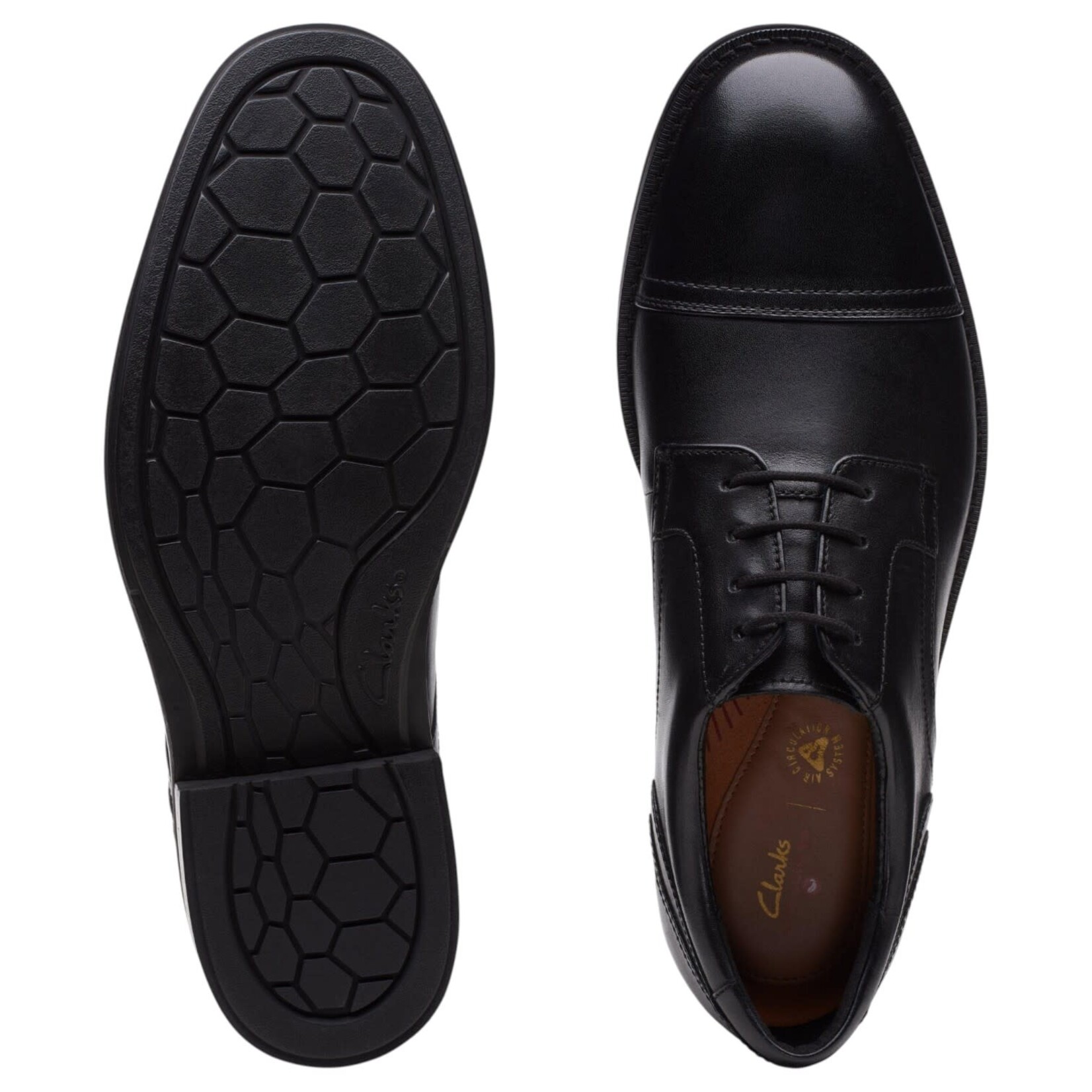 CLARKS CLARKS DRESS LACE UP SHOE UN HUGH CAP 26172836