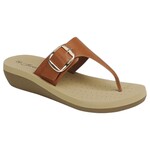 FOREVER FOREVER THONG SLIPPER WITH BUCKLE DETAIL SANDS-8