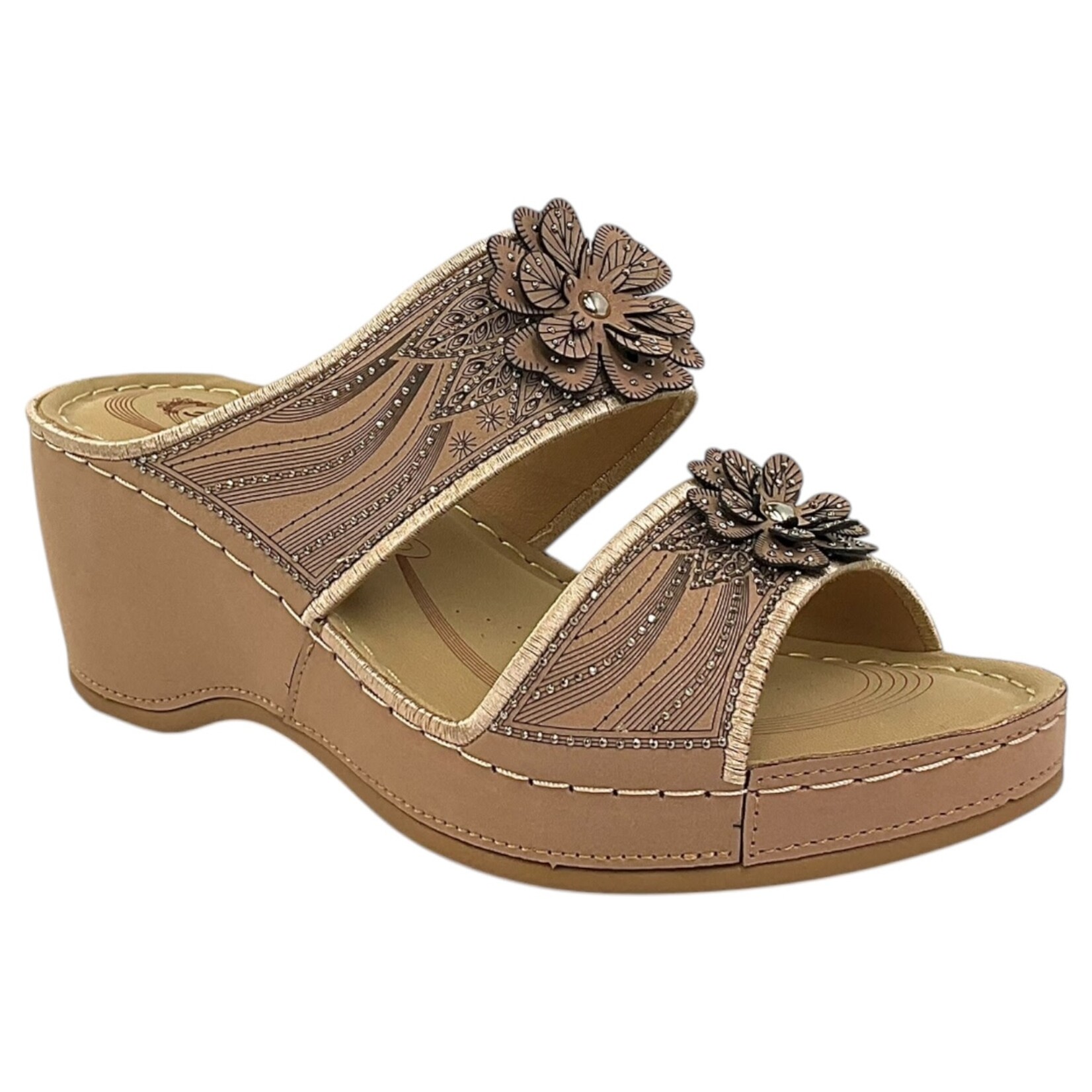 ATALINA ATALINA DOUBLE BAND WEDGE DW3344